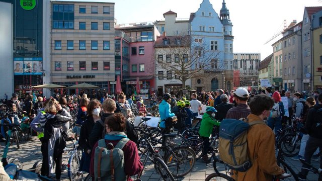 400 Demonstranten beim Klimastreik