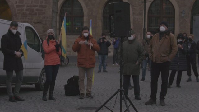 Jugendparteien demonstrieren gegen Ukraine-Krieg