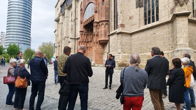 Gedenkveranstaltung vor der Stadtkirche