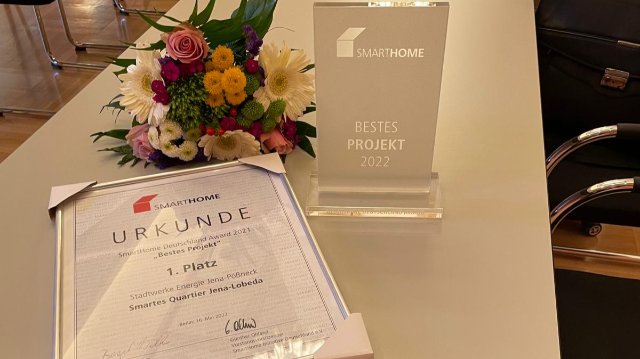 Auszeichnung für Smartes Quartier Jena-Lobeda 