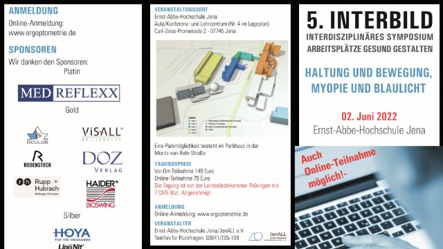 Symposium zu gesunden Arbeitsplätzen am 2. Juni an der Ernst-Abbe-Hochschule Jena