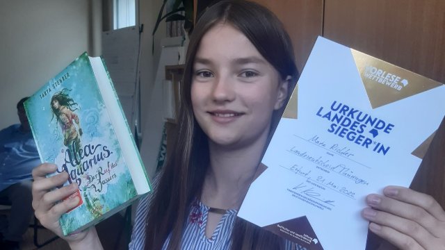 Marie Richter gewann Landes-Vorlesewettbewerb