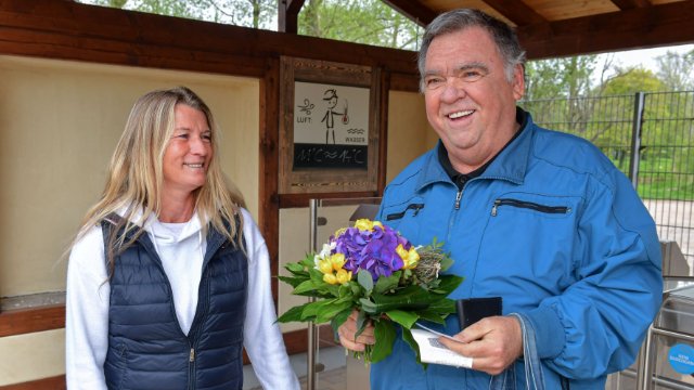 Schleichersee: Anbaden bei 14 Grad Wassertemperatur