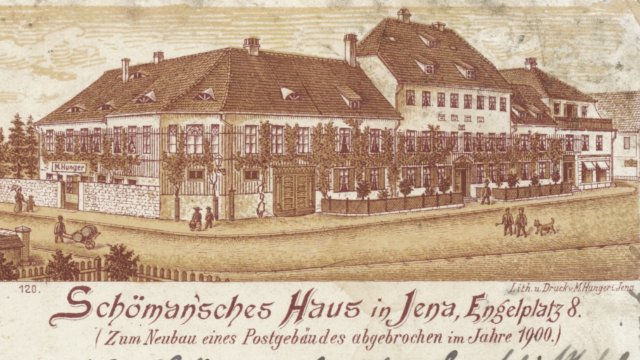 Einweihung einer Gedenktafel für Max Hunger an der Post