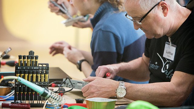 Repariercafé auf dem Wertstoffhof