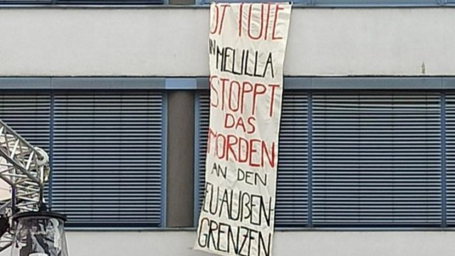 Protest bei Jenoptik-Firmenjubiläum