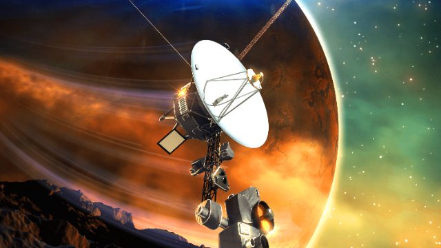 „Voyager“ auf Ukrainisch im Planetarium