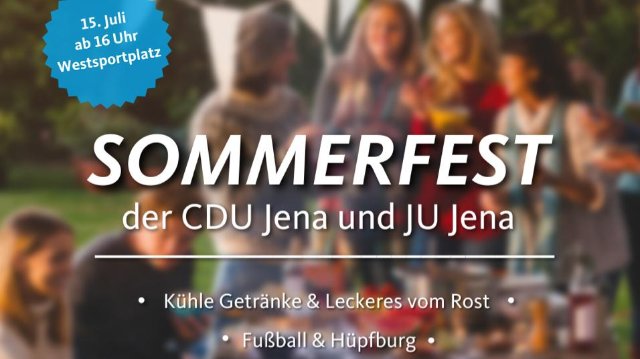 Sommerfest der CDU auf dem Westsportplatz