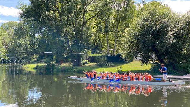 Drachenboot-Schnuppertag des Unisports