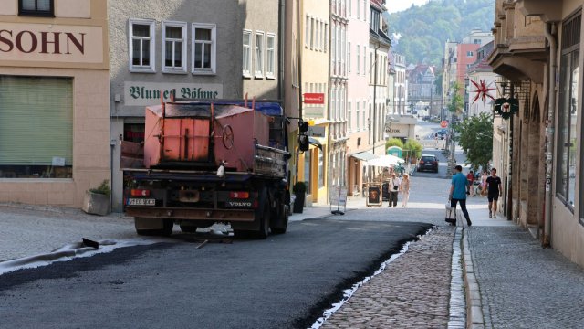 Saalstraße: Vorbereitungen für Abriss