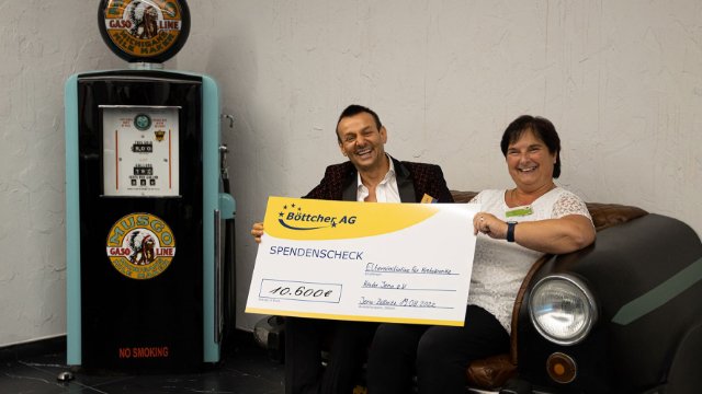 Spende für Elterninitiative für krebskranke Kinder Jena