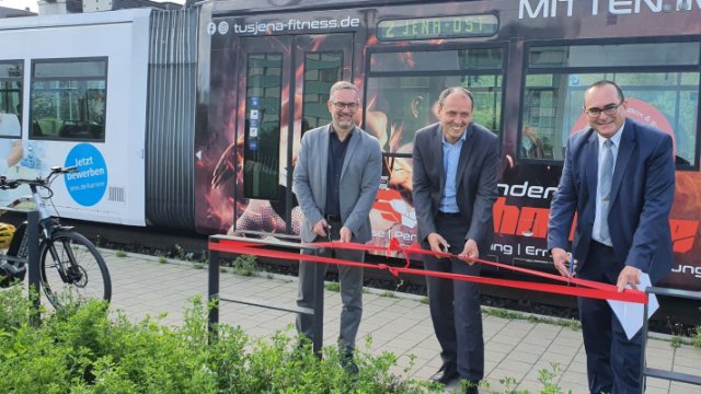 Neue Fahrradabstellbügel im Stadtgebiet