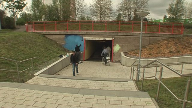 Info-Stand zum Thema „Fußgängerfreundliches Jena“