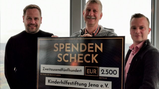 2 500 Euro für Kinderhilfestiftung Jena e.V.