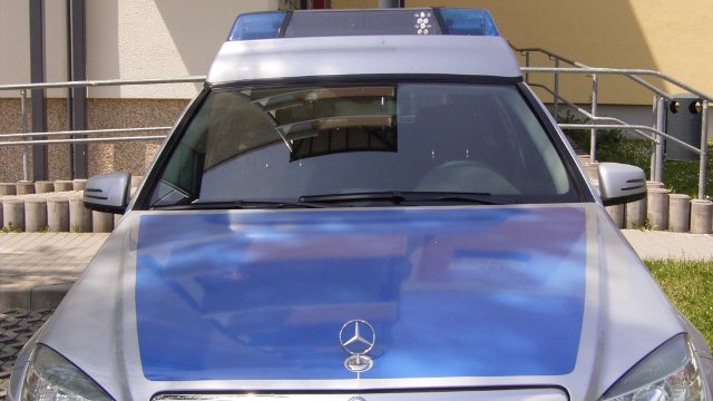 Wohnmobil mit wirtschaftlichem Totalschaden