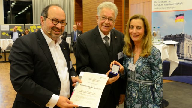 Wirtschaftsrat Thüringen ehrte Jenaer Alt-OB