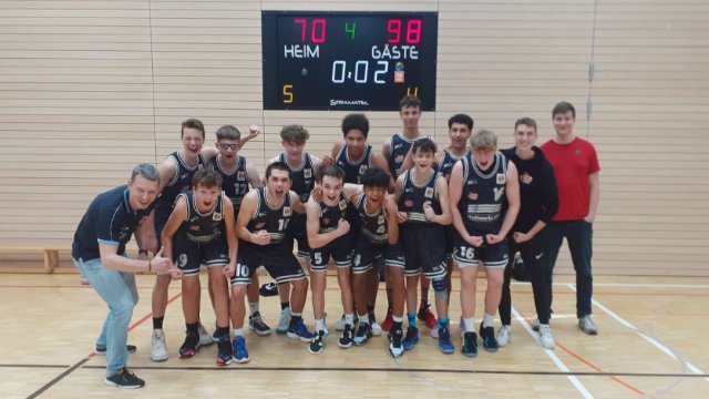 Sieg und Niederlage für Basketball-Nachwuchs 