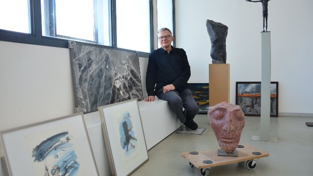 Jürgen Conradi ist Ehrenvorsitzender des Kunstvereins
