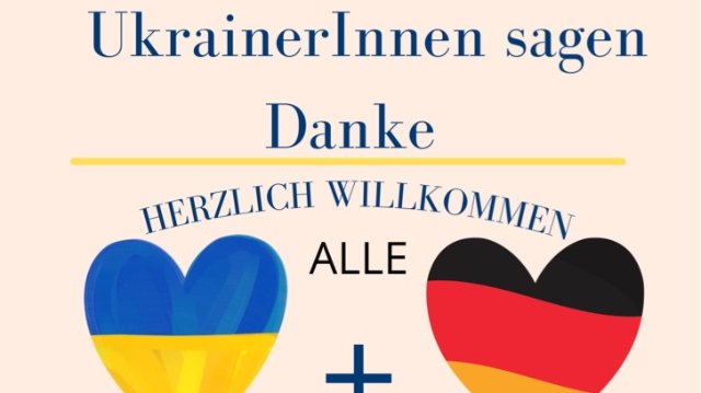 Ukraine-Kundgebung auf dem Holzmarkt 