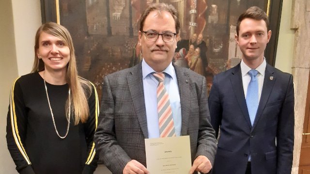 Gemeinschaftsvorsitzender vereidigt