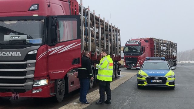 Zu viel Holz geladen