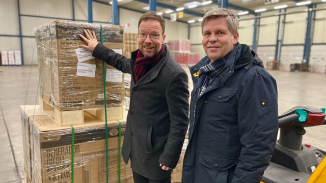 Hilfstransport in die Ukraine