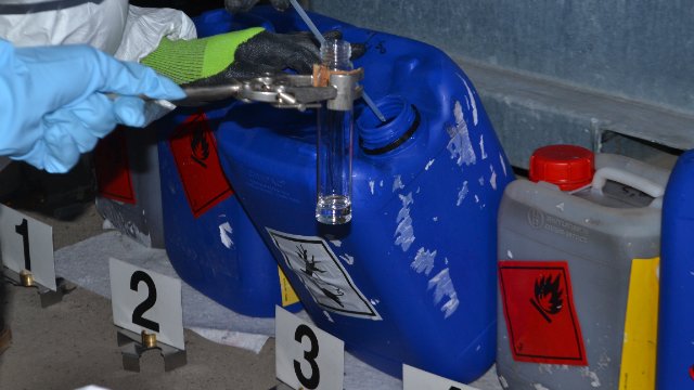 Undichten Chemietransport gestoppt