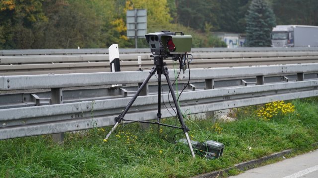 Geschwindigkeitsmessung am Hermsdorfer Kreuz