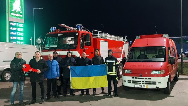 Hilfskonvoi für ukrainische Solidaritätspartnerstadt