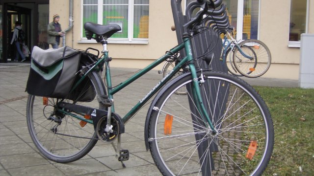 Fahrradfahrer-Treff im Grünen Haus