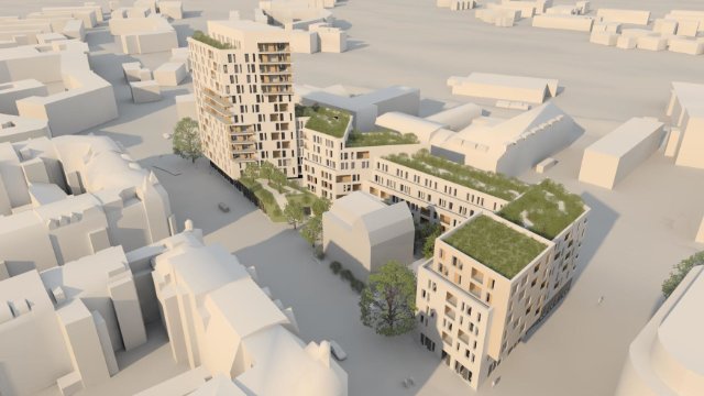 Vorentwurf für „Solarquartier“ Saalbahnhofstraße liegt aus