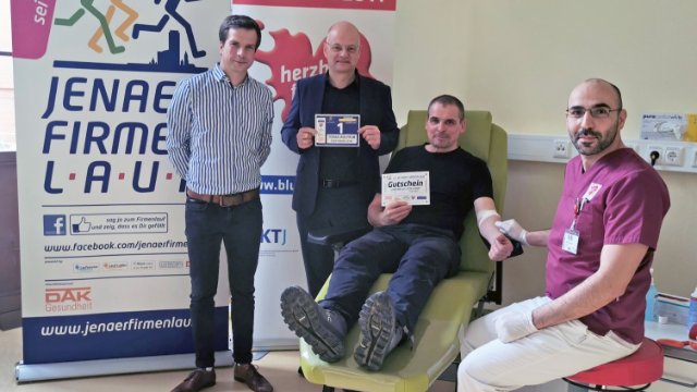 Laufbegeisterte Blutspender gesucht