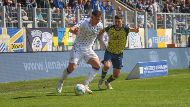 FC Carl Zeiss Jena gewinnt mit 3:0 gegen den FSV 63 Luckenwalde