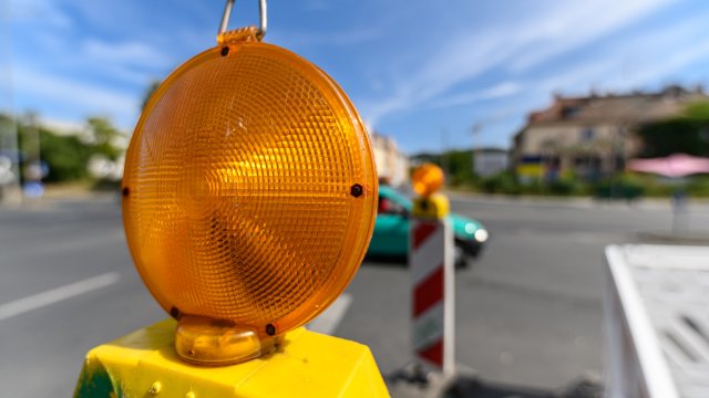 Sperrung am Lutherplatz 