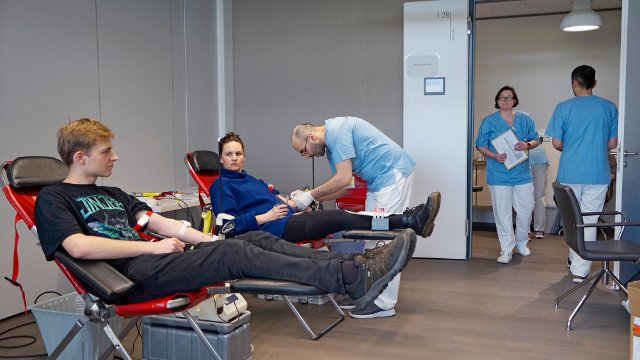 Blutspendenaktion bei der DAKO GmbH 