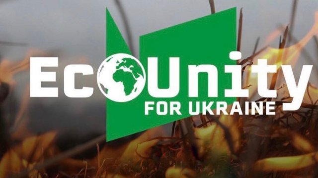 Aktion gegen russische Umweltverbrechen in der Ukraine