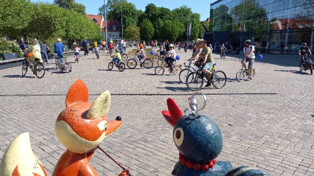 Fahrraddemo am Samstag