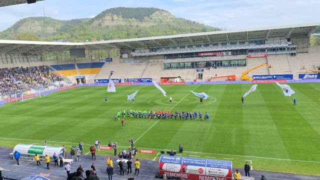 FC Carl Zeiss Jena gewinnt mit 1:0 gegen den Chemnitzer FC
