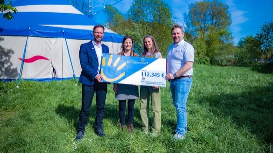 Mehr als 112.000 Euro für Kinderzirkus MoMoLo
