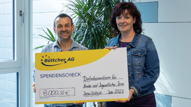 Böttcher AG unterstützt Kinderdiabeteszentrum