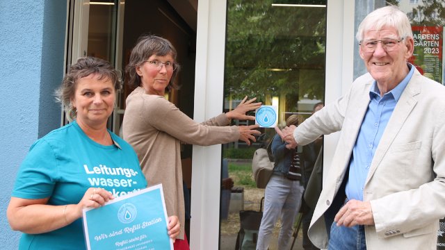 Stadtteilbüro Lobeda ist „Refill Station“