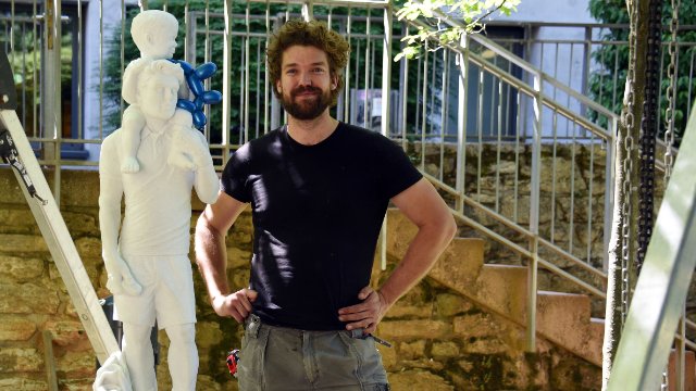 Werke von Joscha Bender im Skulpturengarten