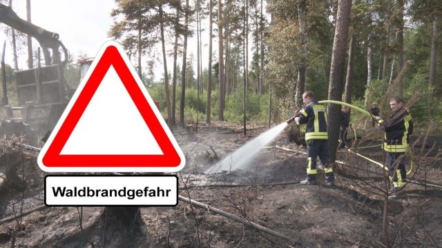 Waldbrandgefahrstufe 4 in Jena und Umgebung