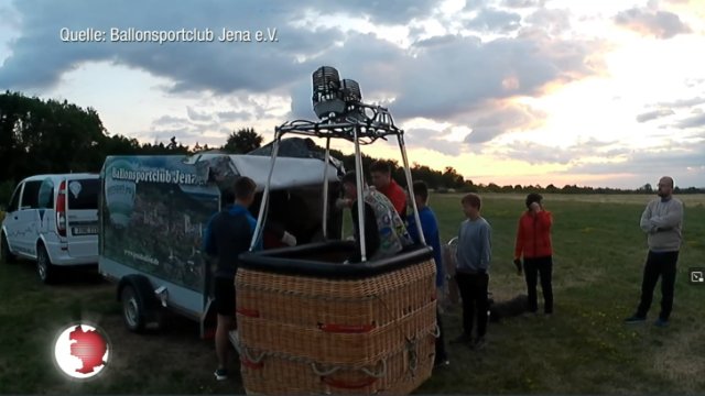 Frühaufsteher – Ballonjugendlager in Schöngleina 