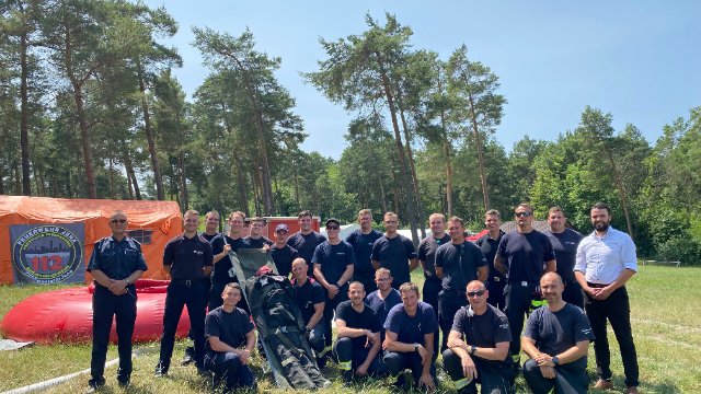 Ausbildungslager des Grundlehrgangs der Berufsfeuerwehr Jena