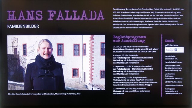 Auf Falladas Spuren auf Burg Posterstein