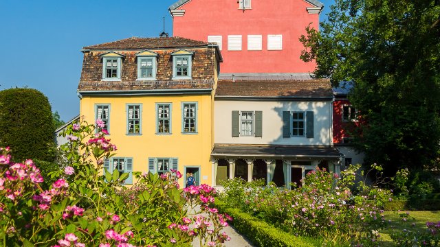 Lesung zum Goethe-Geburtstag in Schillers Gartenhaus
