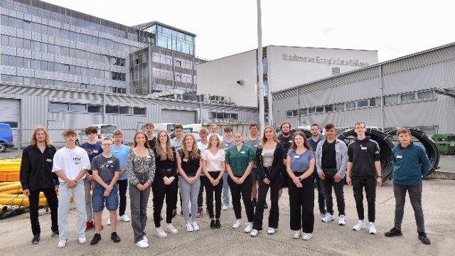 Stadtwerke begrüßen 29 neue Azubis