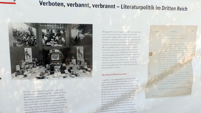 Aktion zur Erinnerung an die Bücherverbrennung