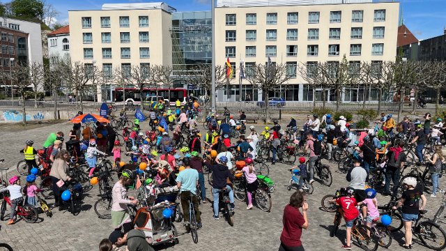 Fahrrad-Demo Kidical Mass am Samstag